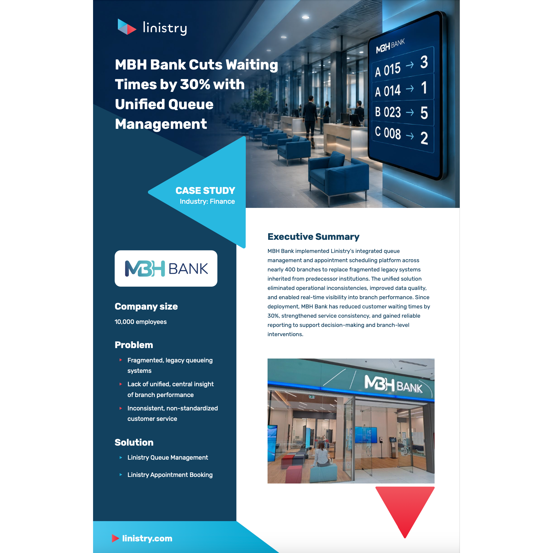 MBH Bank Queue Management Case Study - cover